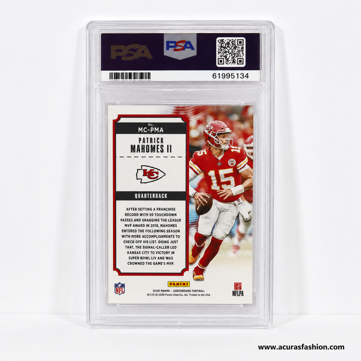 2020 Panini Mosaic Patrick Mahomes II PSA 10 Gem Mint #1