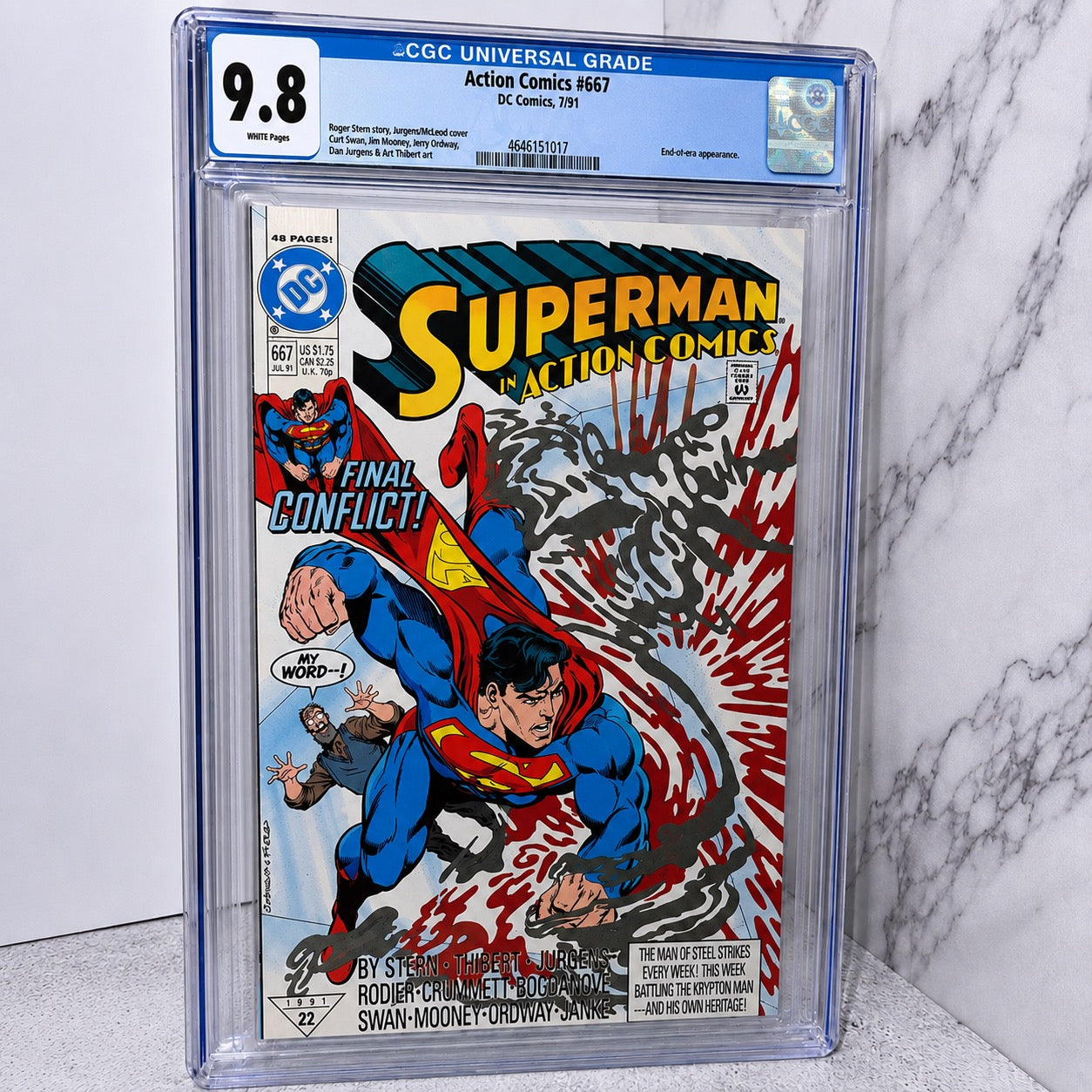 SUPERMAN Action Comics #667 CGC 9.8